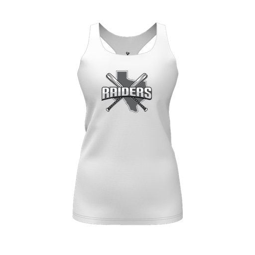 [FT0TRBWH-FYS-LOGO1] Decker Racerback Tank Top (Female Youth S, White, Logo 1)