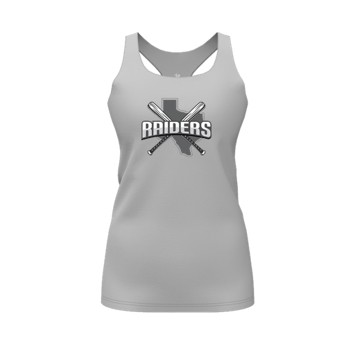 [CUS-DFW-RCBK-PER-GRY-FYS-LOGO1] Racerback Tank Top (Female Youth S, Gray, Logo 1)