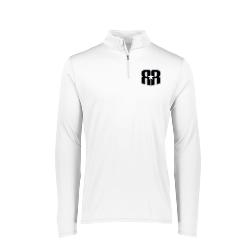 [2785.005.S-LOGO3] Men's Flex-lite 1/4 Zip Shirt (Adult S, White, Logo 3)