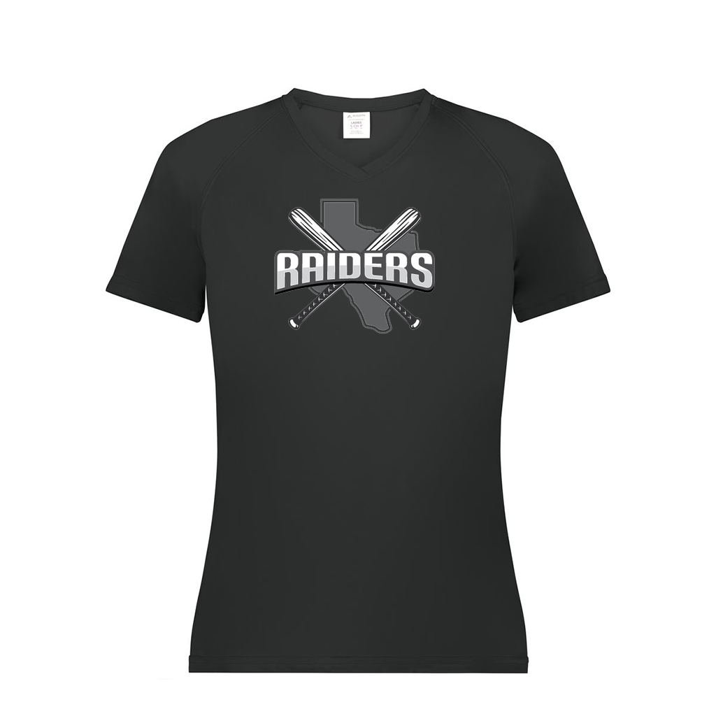 Ladies Smooth Sport V-Neck T-Shirt