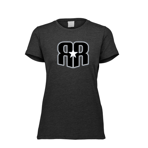 [FTSCUBBK-FAXS-LOGO3] Decker Women's Tri-Blend T-Shirt - Short Sleeve (Female Adult XS, Black, Logo 3)