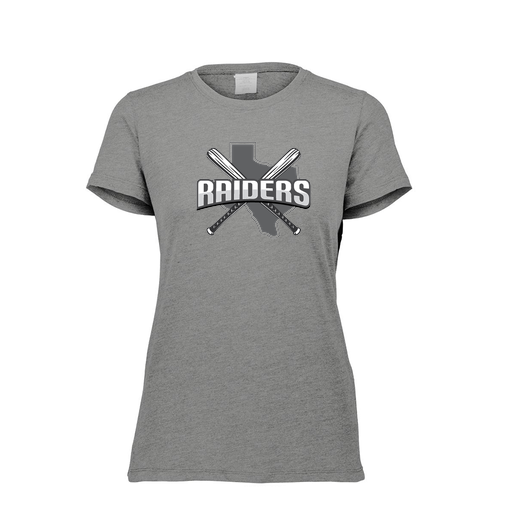 [FTSCUBGY-FAXS-LOGO1] Decker Women's Tri-Blend T-Shirt - Short Sleeve (Female Adult XS, Gray, Logo 1)