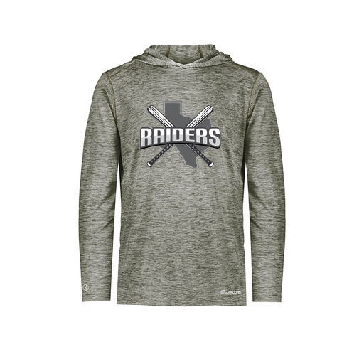 [FOLHCGGY-AS-LOGO1] Men's Charge Hoodie (Adult S, Gray, Logo 1)