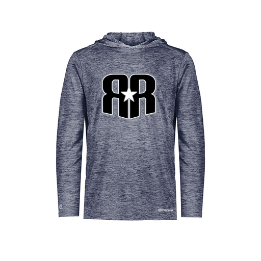 [FOLHCGNV-YS-LOGO3] Decker Youth Charge Hoodie (Youth S, Navy, Logo 3)