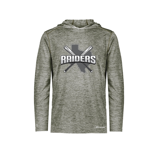 [FOLHCGGY-YS-LOGO1] Decker Youth Charge Hoodie (Youth S, Gray, Logo 1)