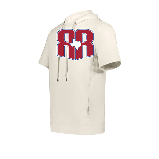 [222605-WHT-YS-LOGO2] YOUTH VENTURA SOFT KNIT SHORT SLEEVE HOODIE (Youth S, White, Logo 2)